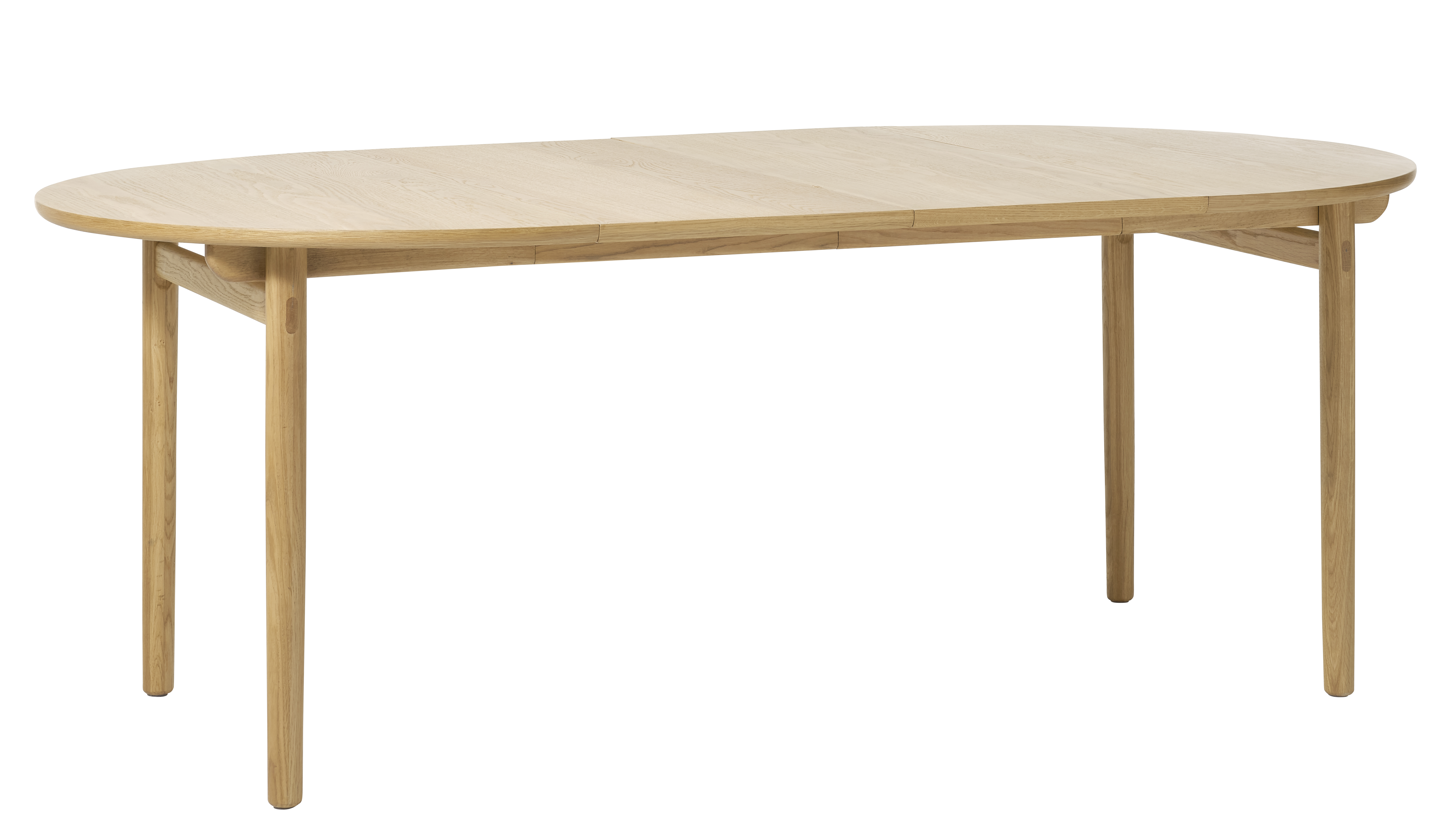Stół okrągły rozkładany CARNO Ø120 cm - dąb naturalny - UN_45990200
