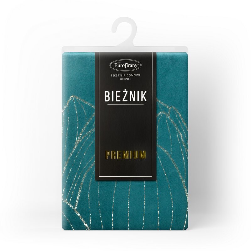 OBRUS BLINK 12 35 X 180 CM CIEMNOTURKUSOWY - EU_389604