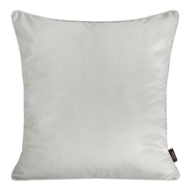 POSZEWKA VELVET 45 X 45 CM JASNOPOPIELATY - EU_404633
