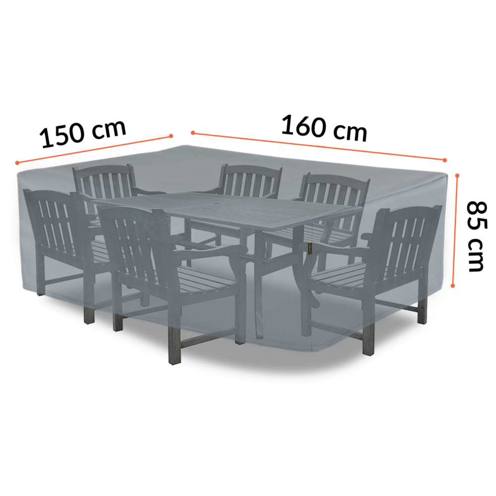 Pokrowiec na meble jadalniane ogrodowe 160x150x85 cm - FG005198