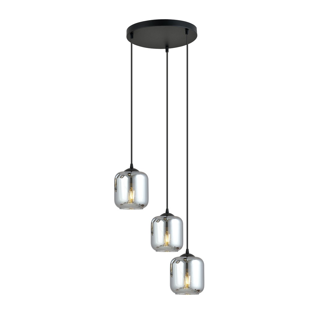 Lampa wisząca STORM Czarny 1176/3PREM