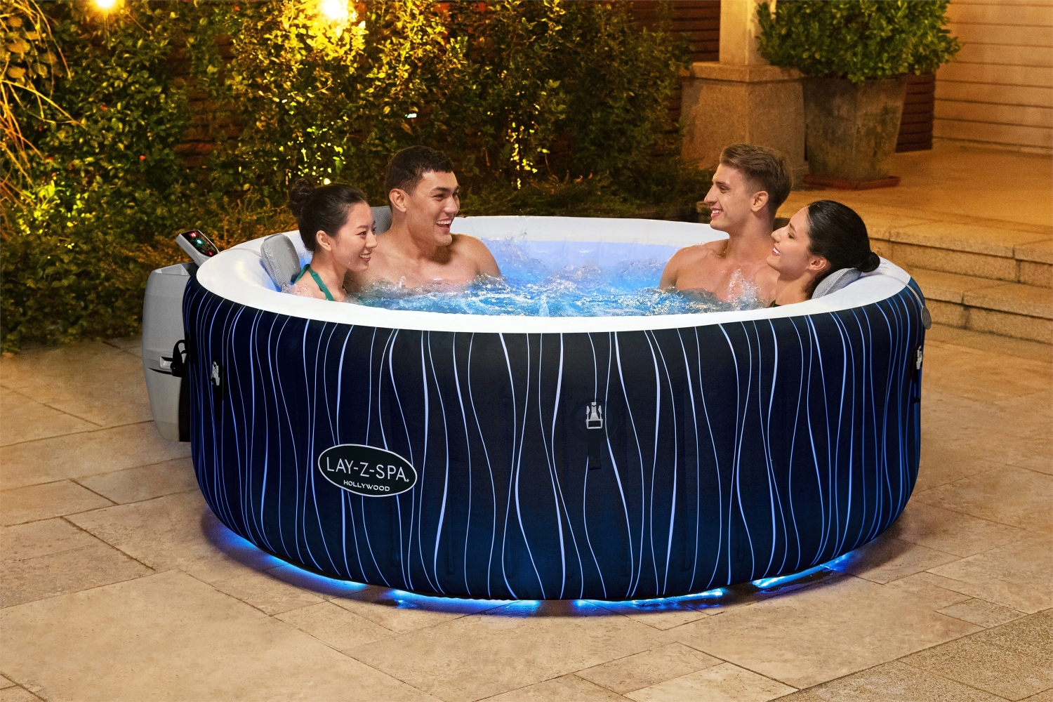 JACUZZI LAY-Z-SPA HOLLYWOOD AIR JET z pokrywą 196 X 66 cm - BES60059