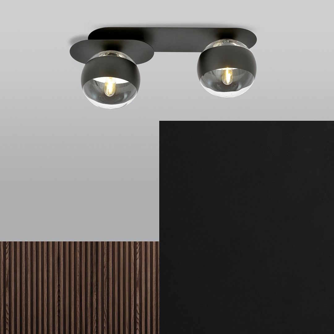 Lampa sufitowa PLAZA Czarny 1121/2 - 1121/2