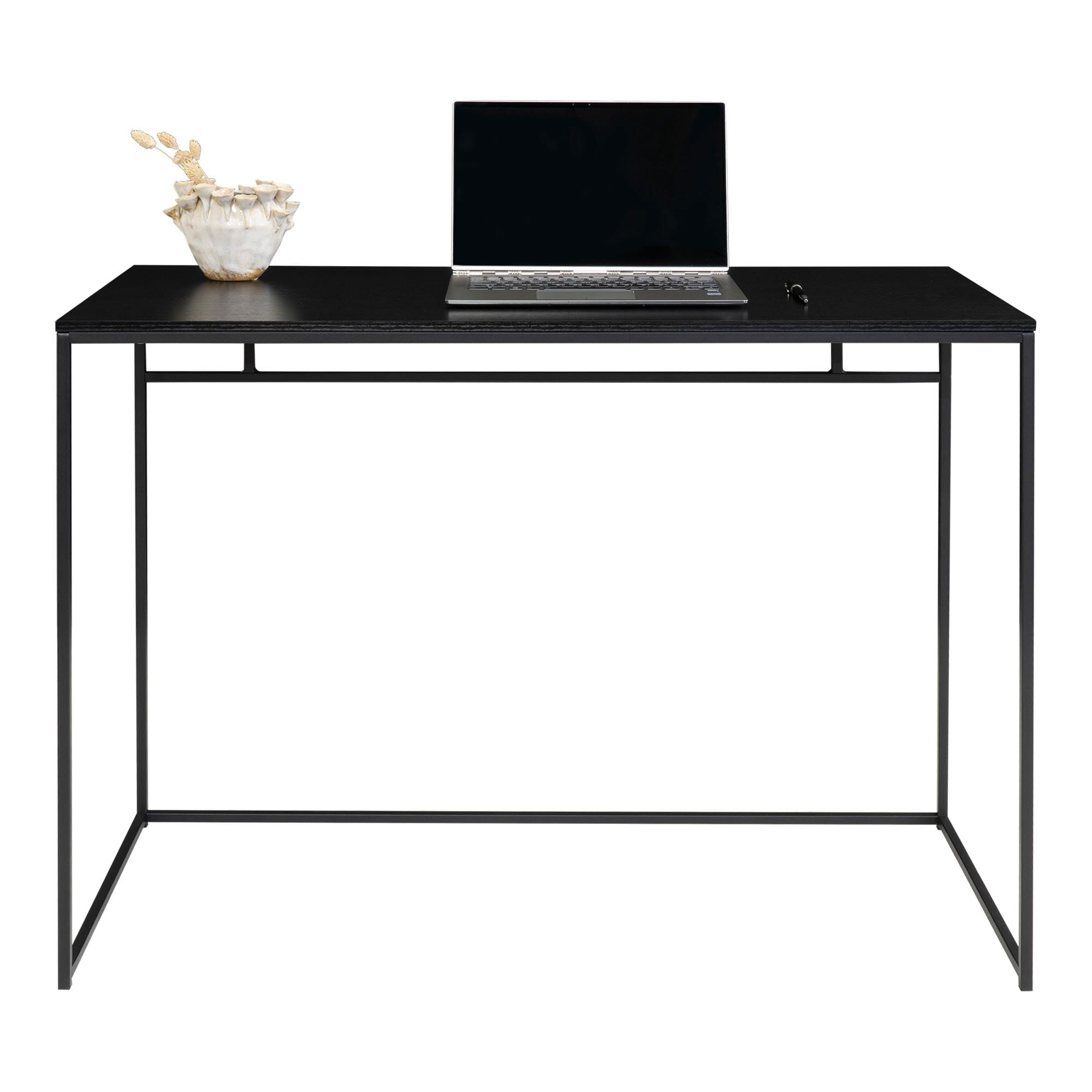 Biurko minimalistyczne VITA 100x45x75 cm - czarne - 2402050