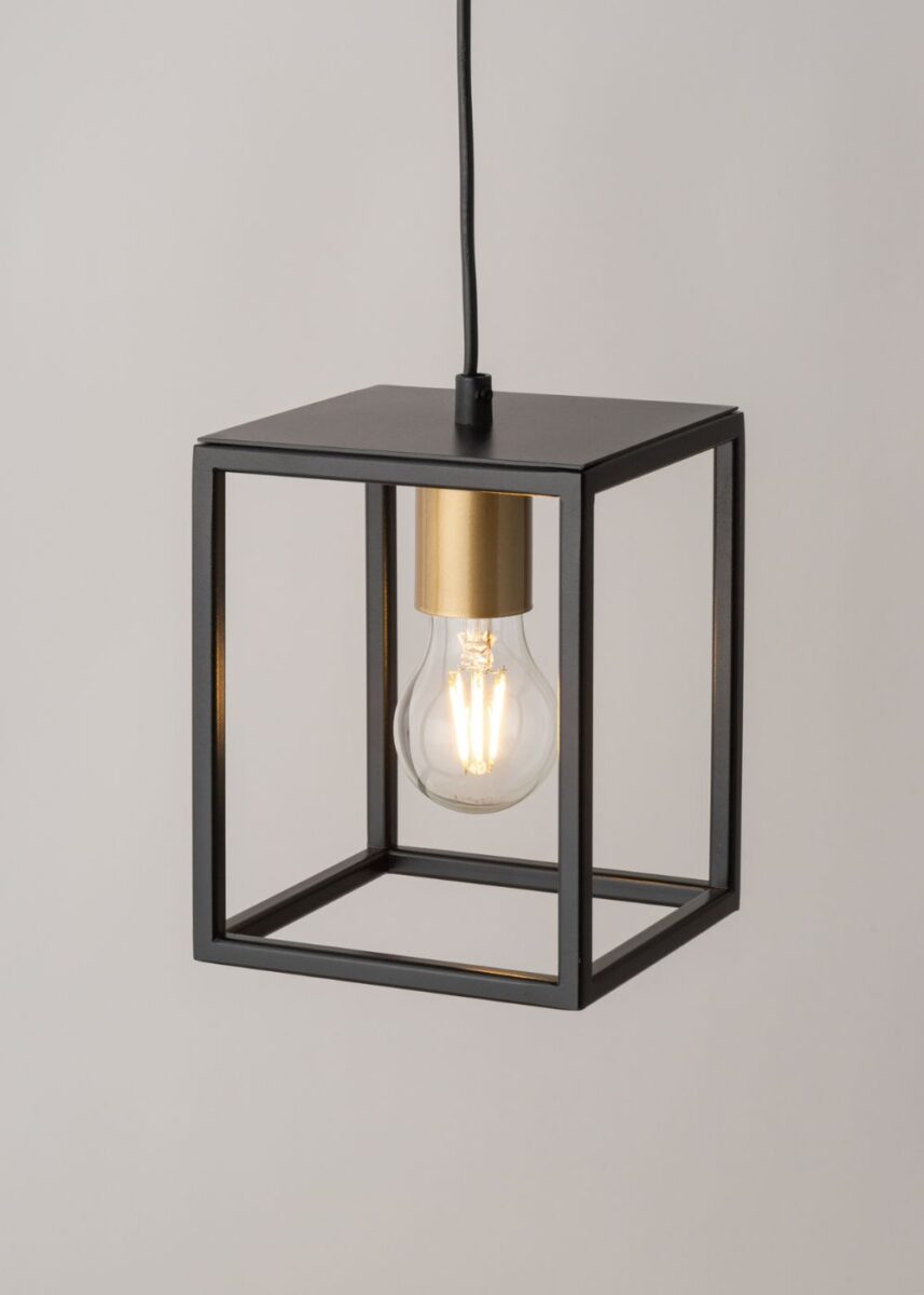 VIGO 1 czarny/złoty lampa wisząca - SI_32353