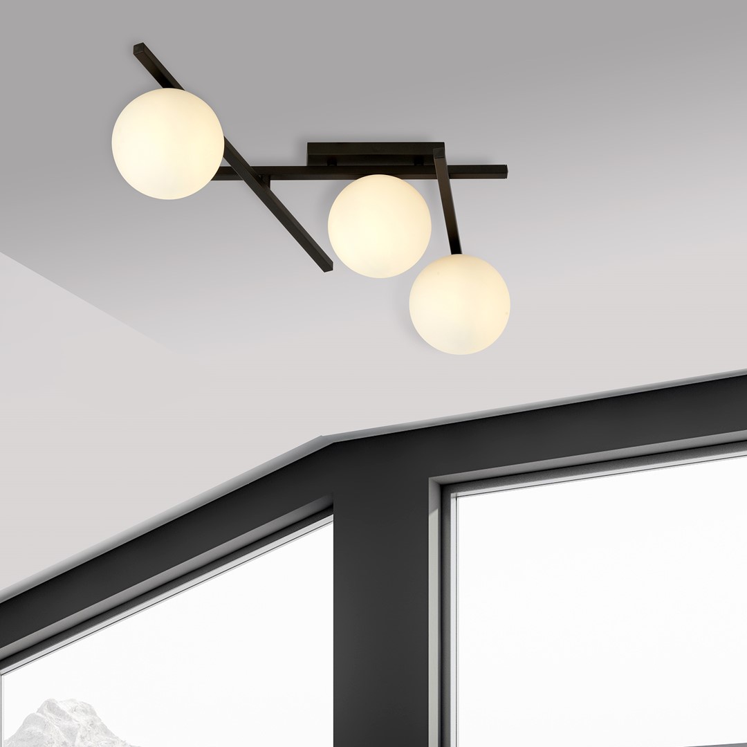 Lampa sufitowa SMART Czarny 1103/3 - 1103/3