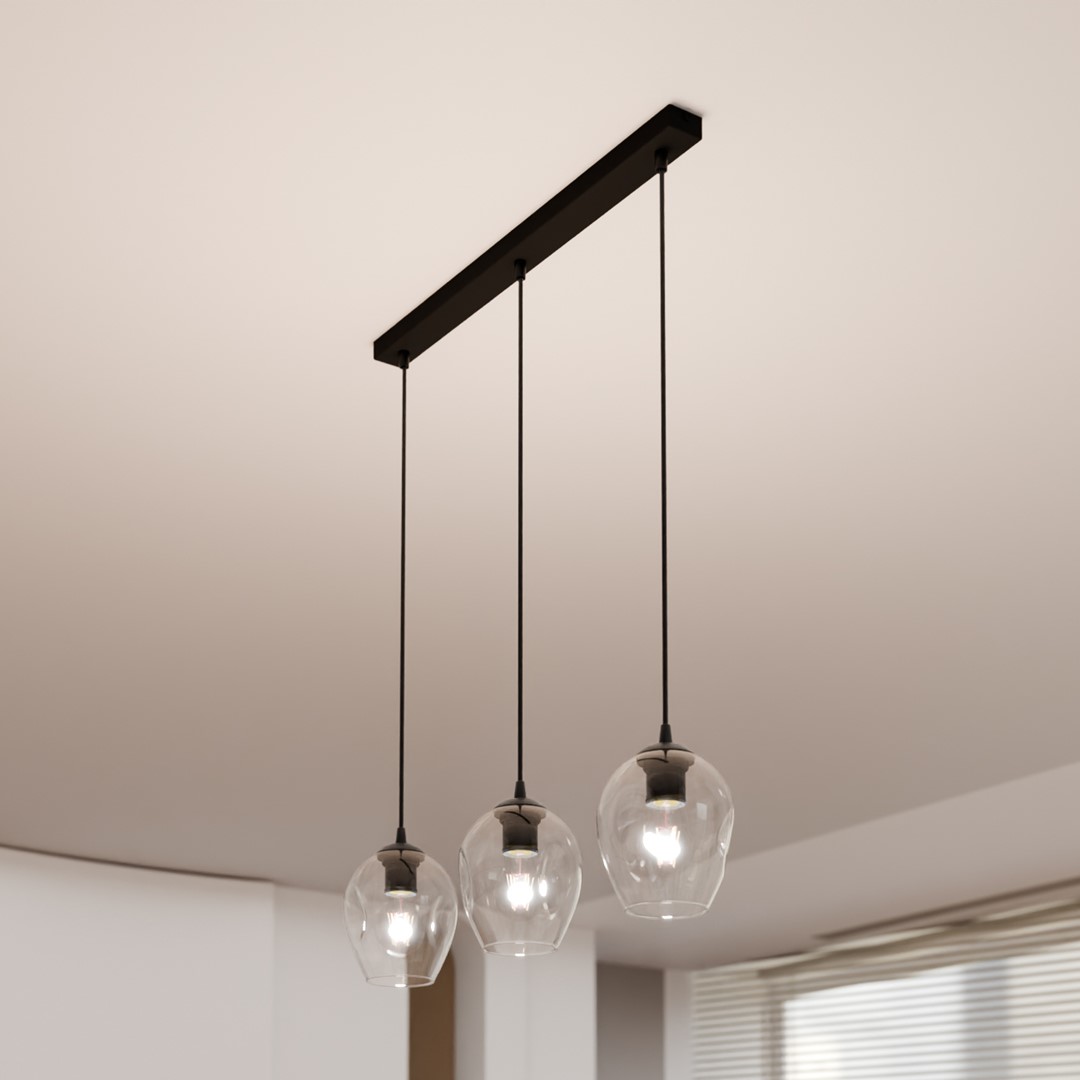 Lampa wisząca ISTAR Czarny 679/3 - 679/3