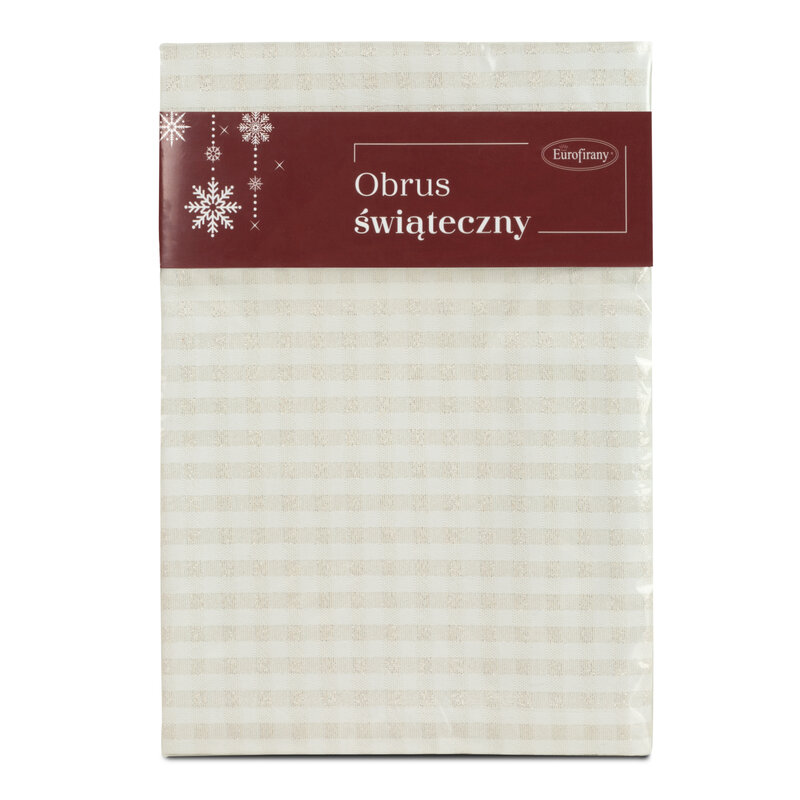OBRUS FLASH 1 85 X 85 CM KREMOWY - EU_419802