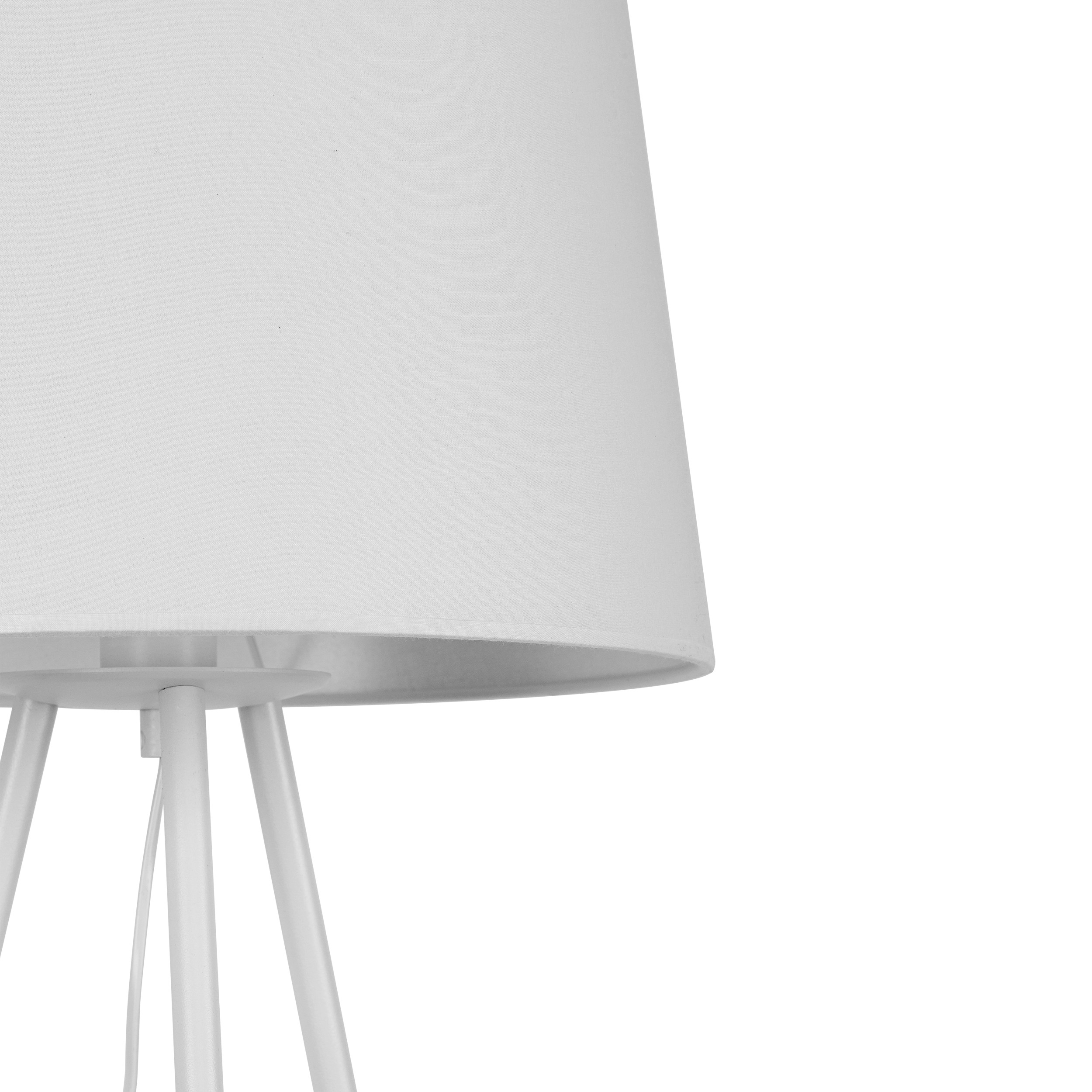 Lampa podłogowa ISEO biała na metalowych nogach - TK_5420
