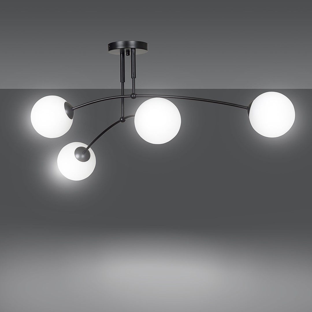 Lampa sufitowa PREGOS Czarny 670/4 - 670/4
