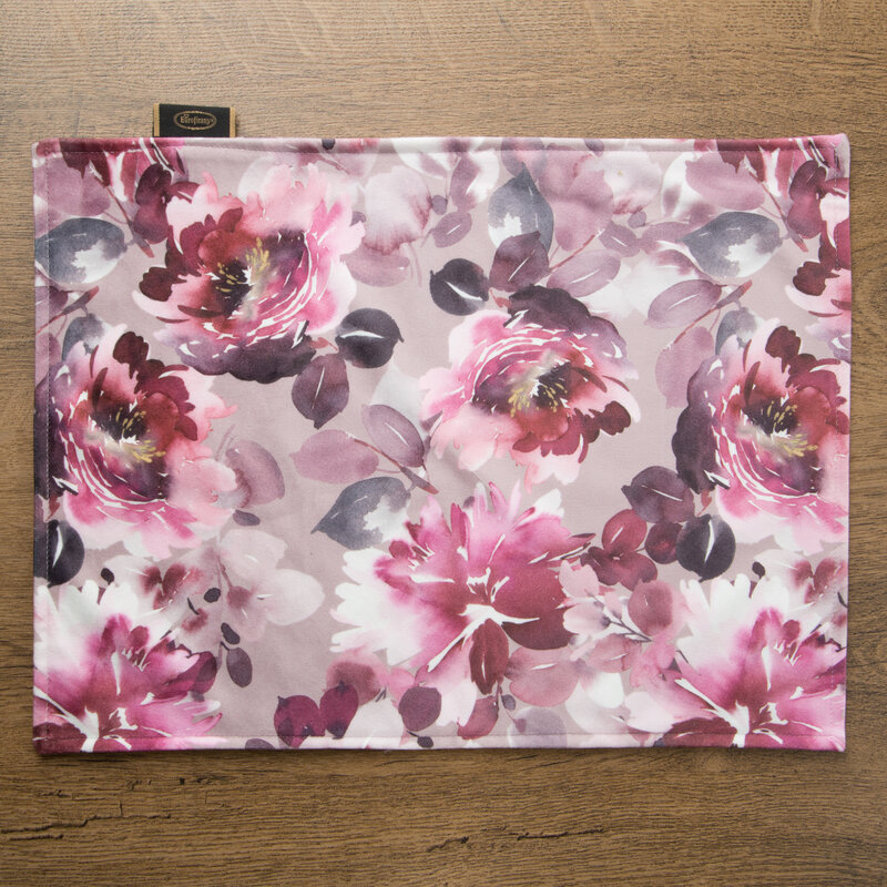 Podkładka na stół VELVET 1 30 X 40 CM PUDROWY RÓŻ - EU_415637