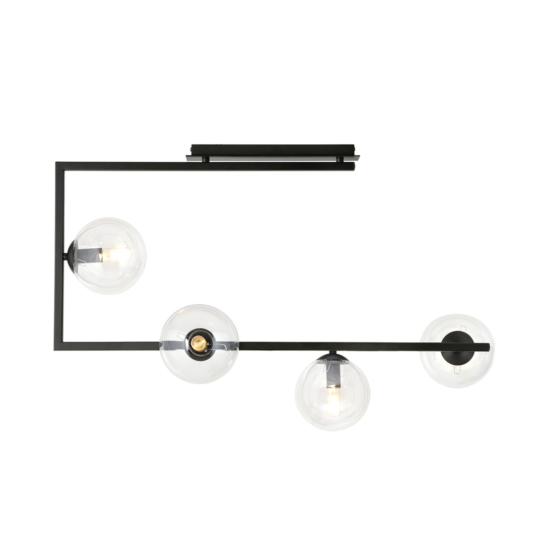 Lampa sufitowa SOMA Czarny 1289/4 - 1289/4