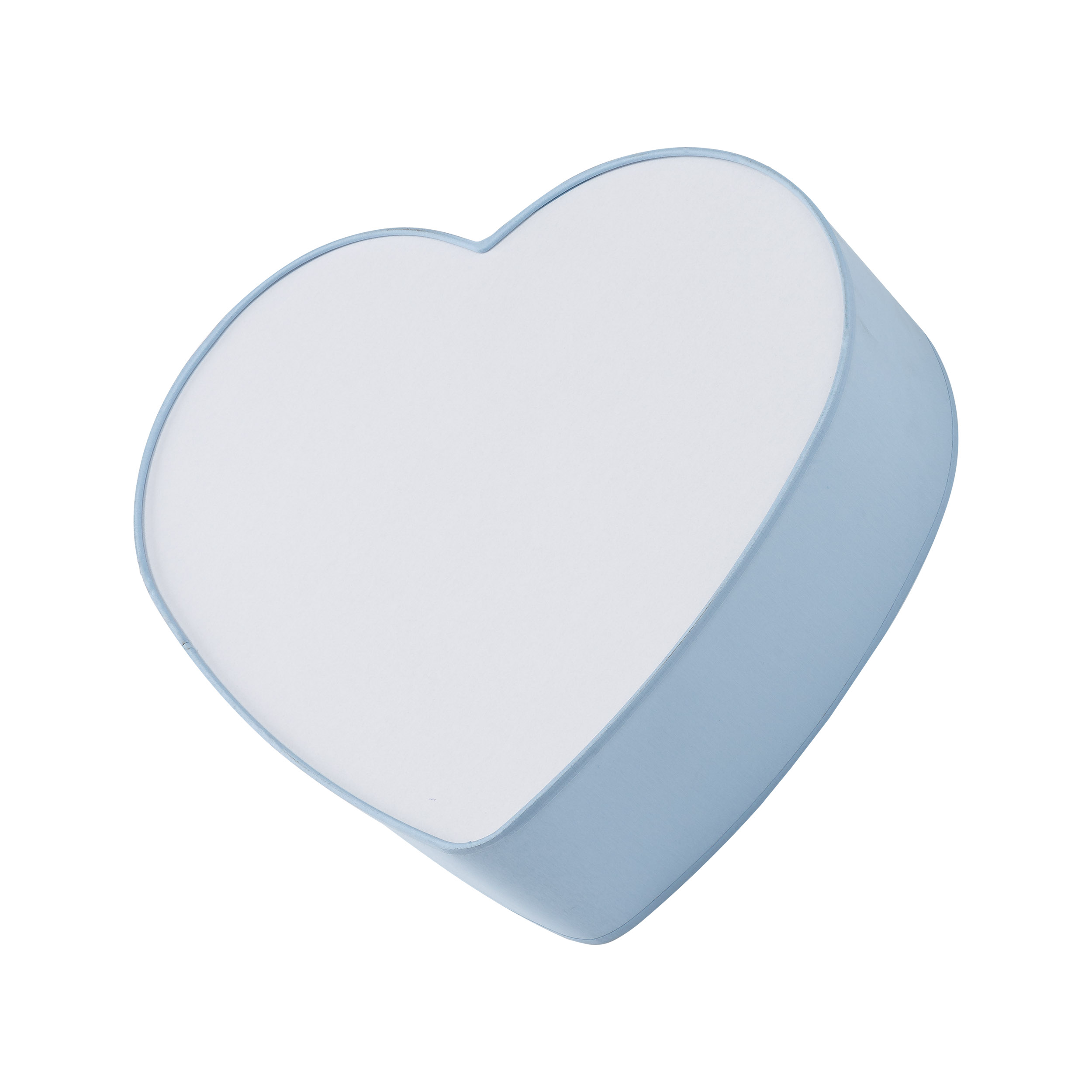 Kinkiet HEART niebieski z bialym kloszem w kształcie serca 42x38x13cm - TK_5924