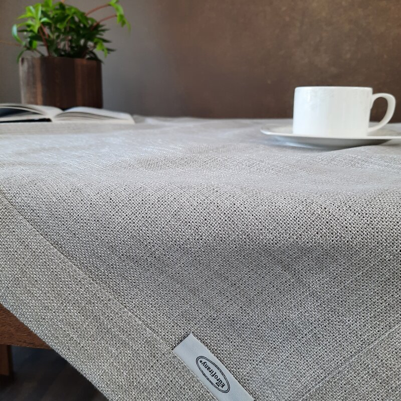OBRUS STELLA 2 85 X 85 CM SREBRNY - EU_390432