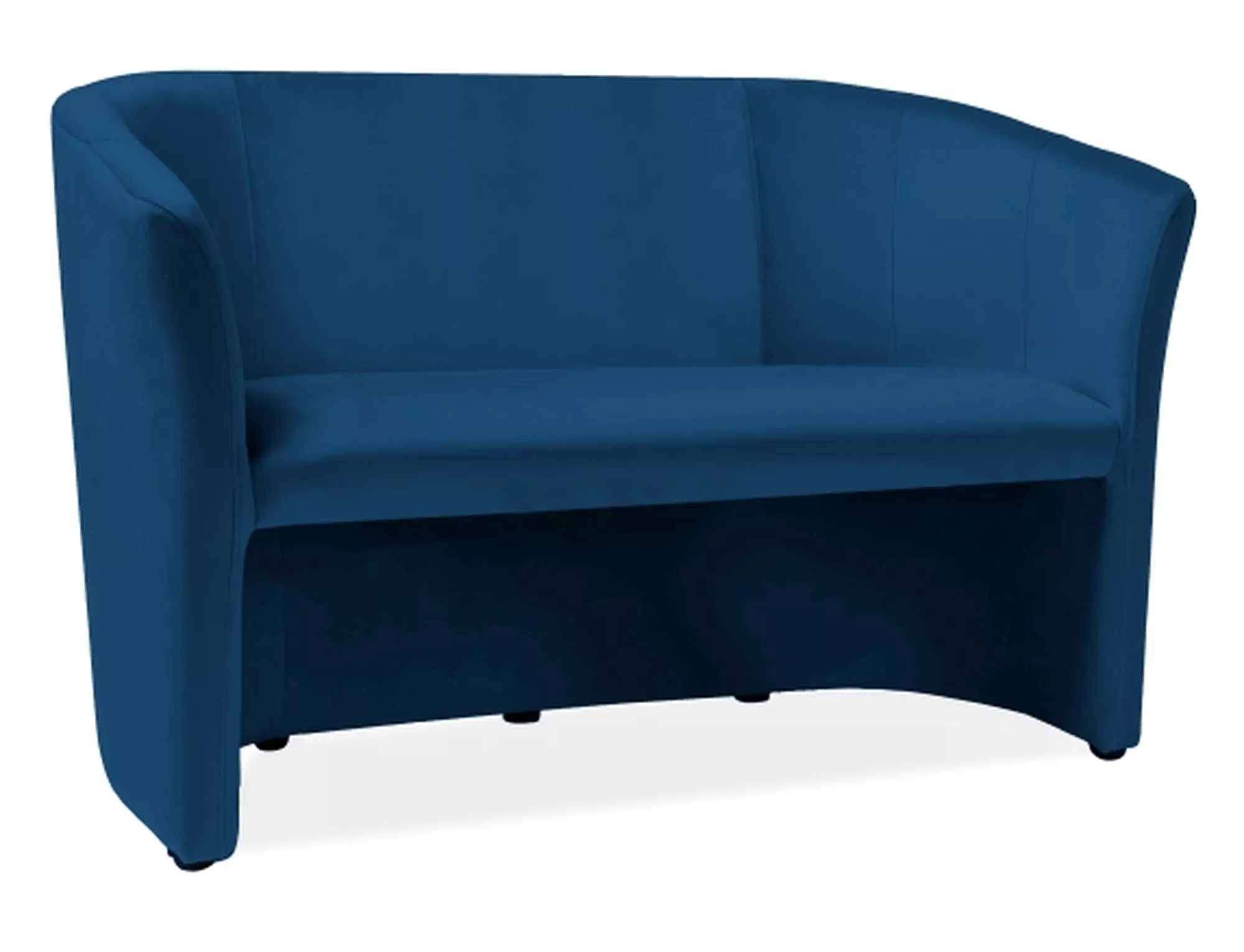 Sofa dwuosobowa TM-2 Velvet granatowy