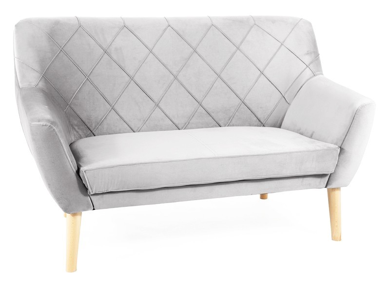 SOFA KIER 2 VELVET J. SZARY BLUVEL 03 / BUK