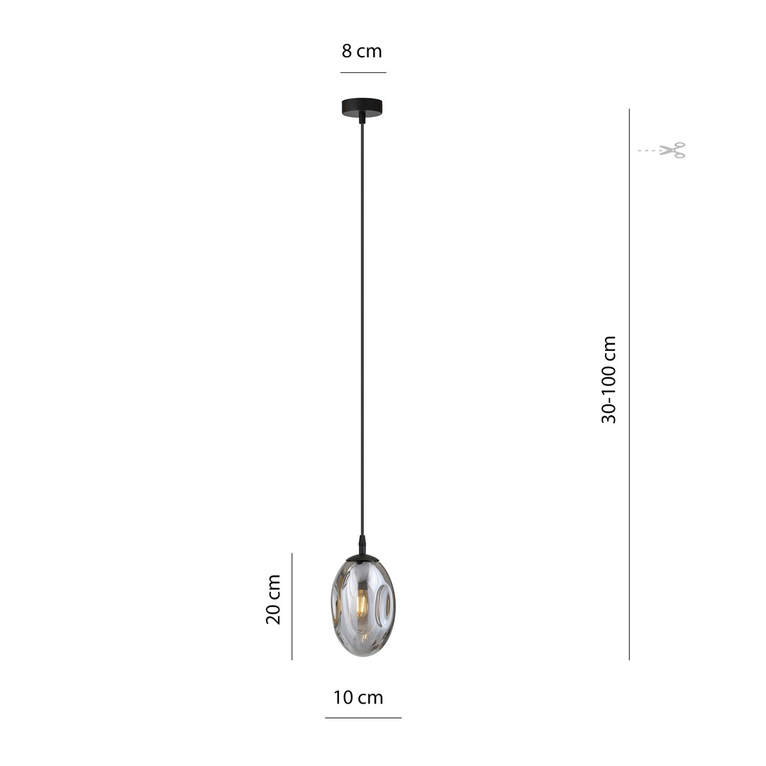 Lampa wisząca ASTRAL Czarny 1266/1 - 1266/1