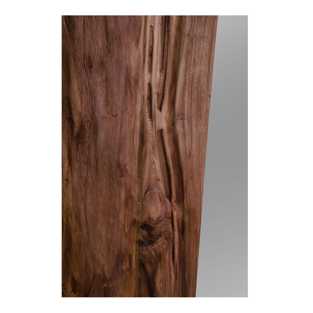 Lustro ścienne GRANADA prostokątne 101x180 cm - drewno tekowe - naturalny - 4001010