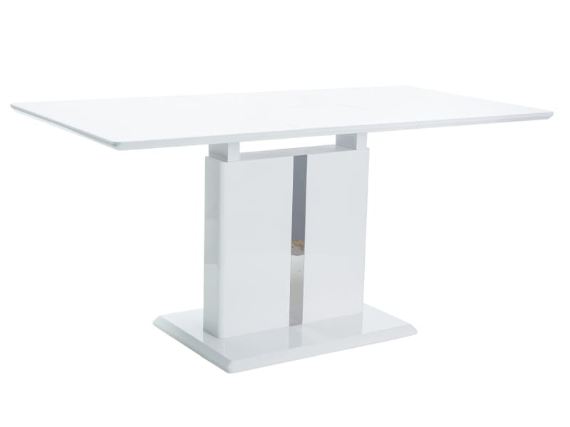 Stół rozkładany DALLAS biały lakier/biały 75x110(150) Signal