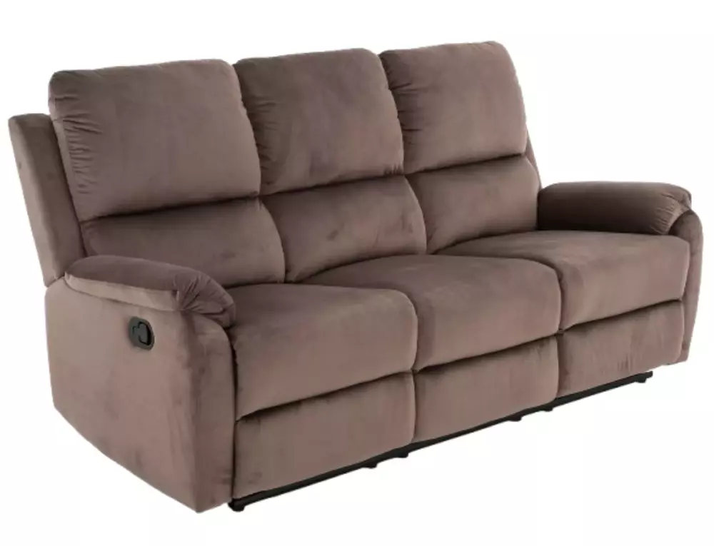 Sofa rozkładana SPENCER 3 VELVET cappuccino