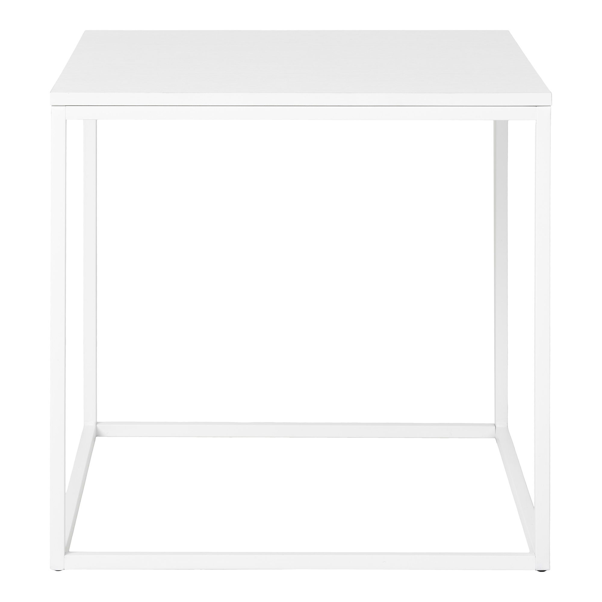 Stolik kawowy kwadratowy VITA 45x45x45 cm - biały - 2101401