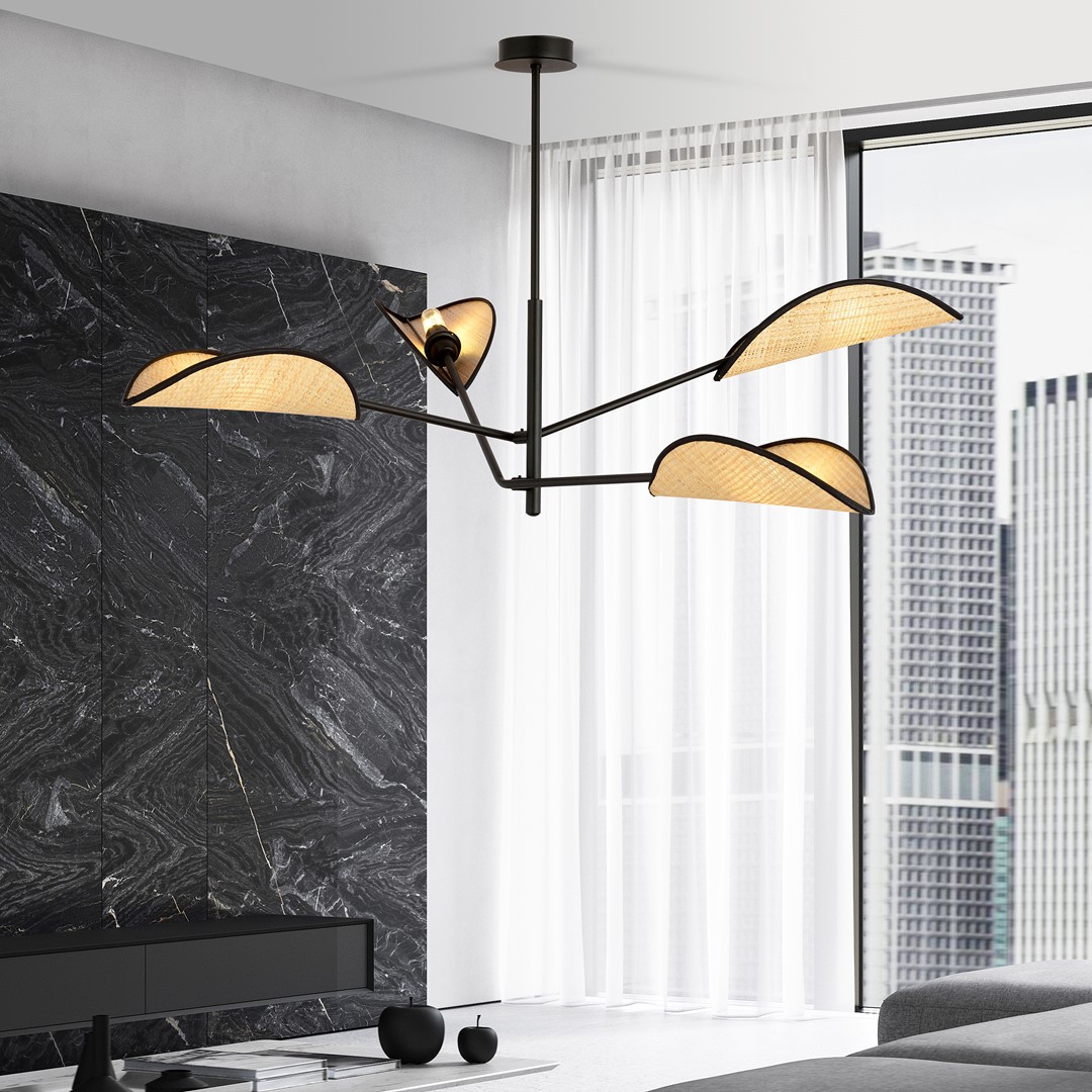 Lampa sufitowa VENE Czarny 1160/4 - 1160/4