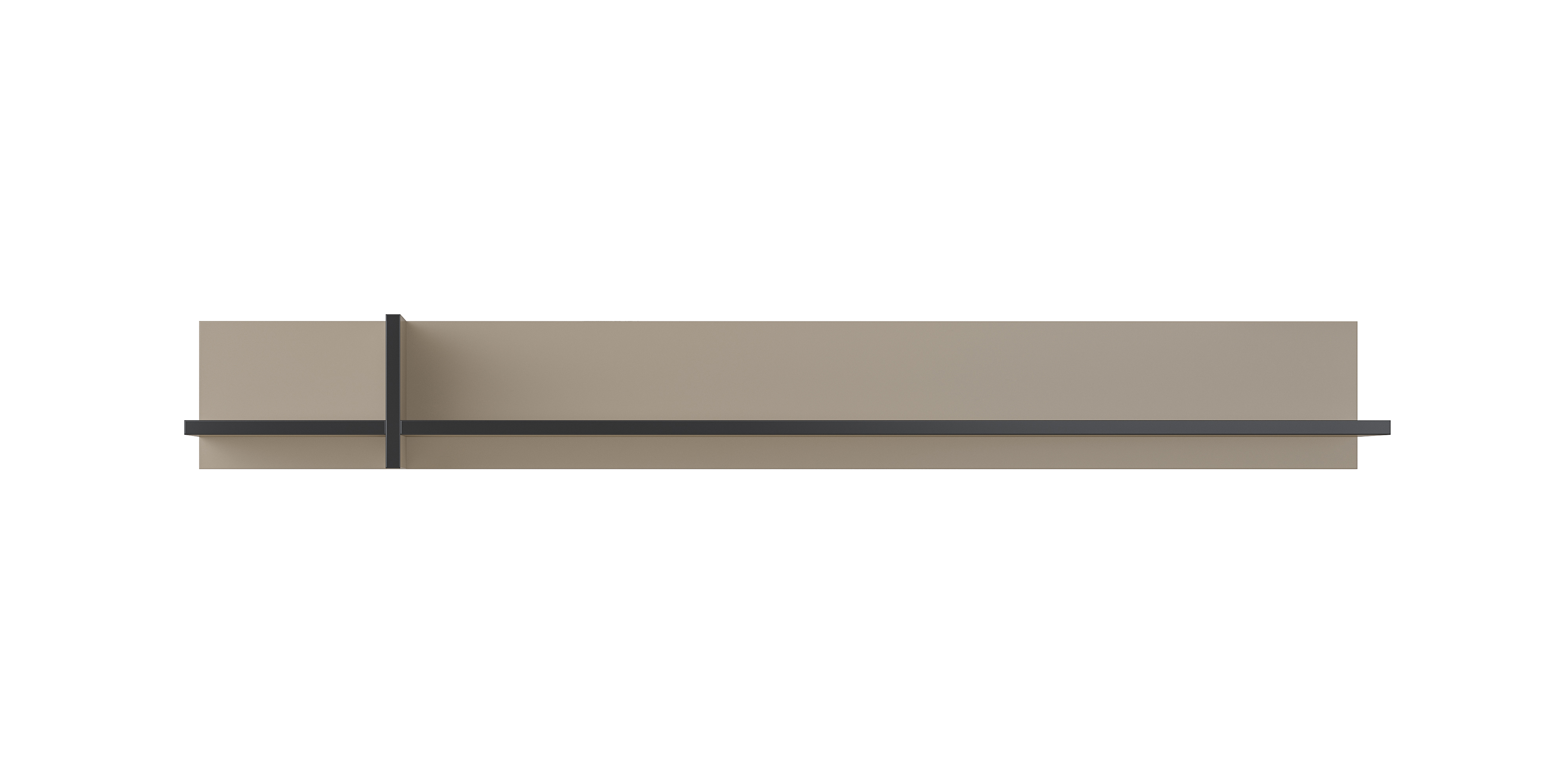 Półka wisząca 180cm CROSS 180cm - congo, czarny - 24CWMY02