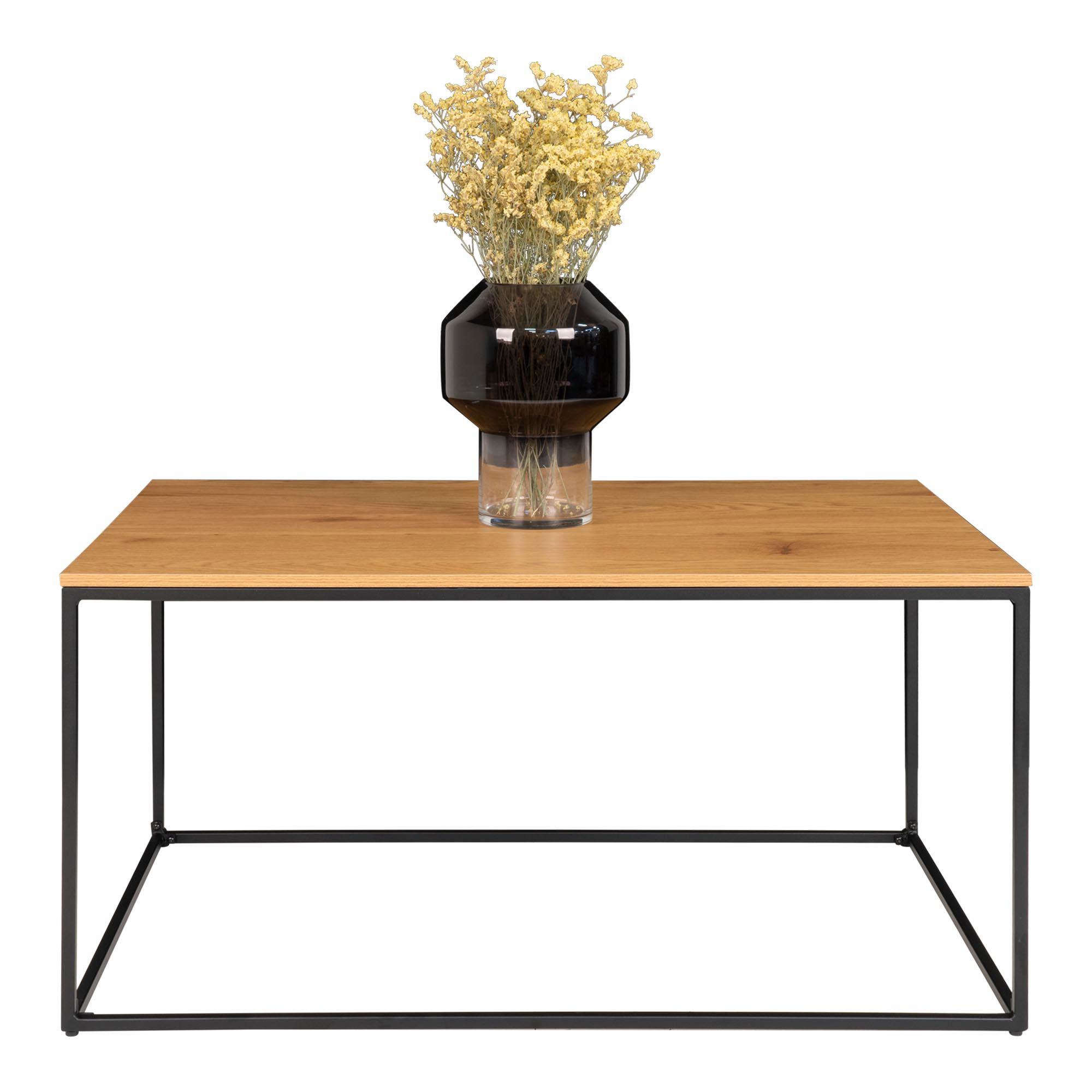 Stolik kawowy prostokątny VITA 60x90x45 cm - efekt drewna - 2101500