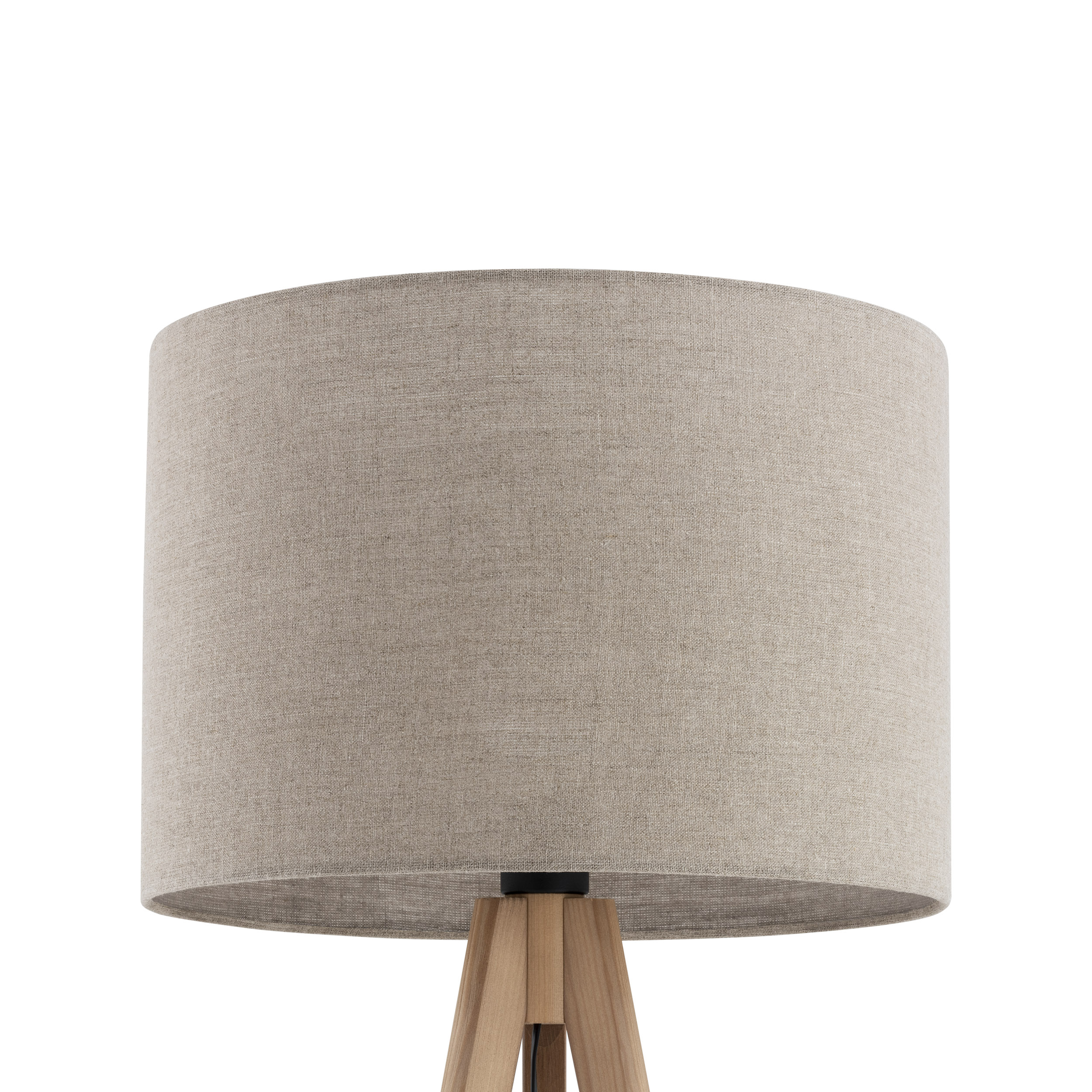 Lampa podłogowa GRAND brązowa na sosnowych drewnianych nogach 145x50cm - TK_16021