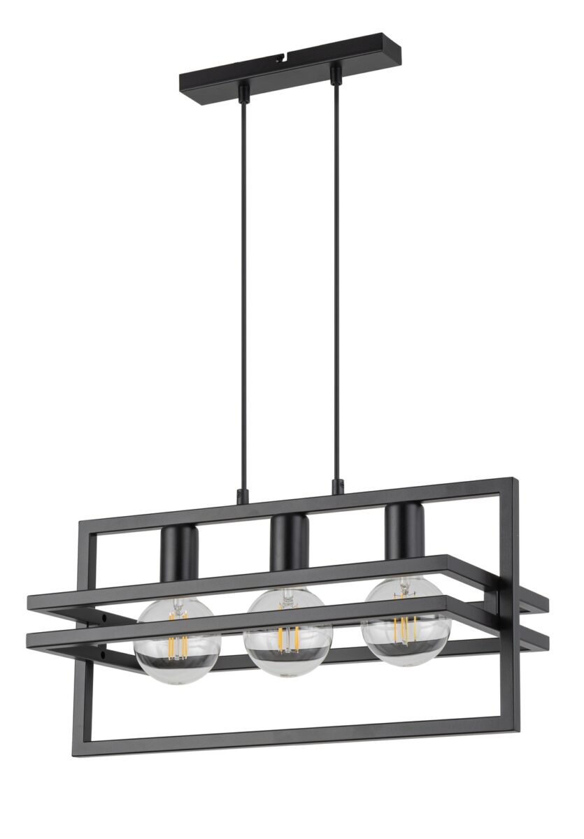 MERCI 3 lampa wisząca czarny