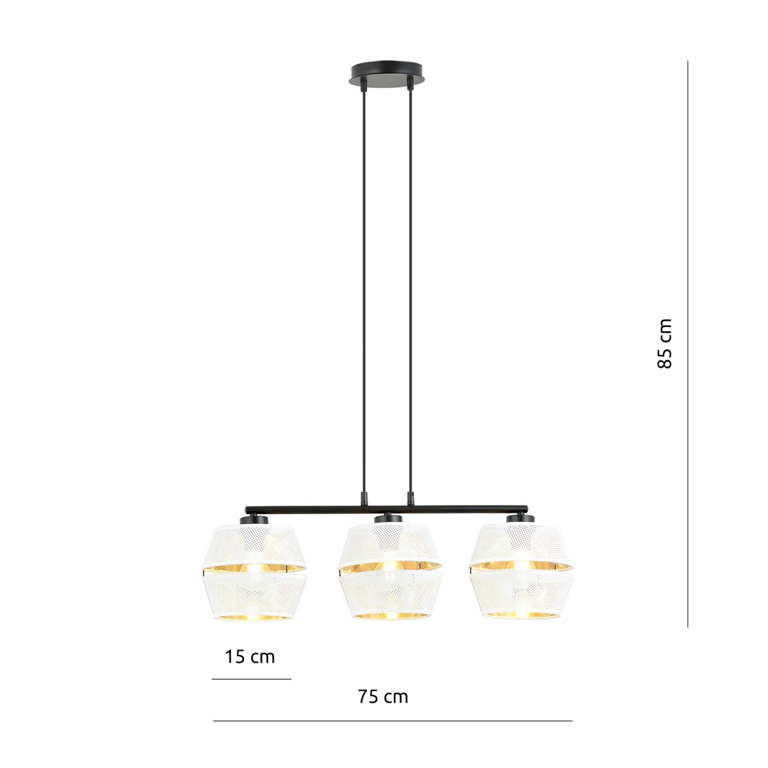 Lampa wisząca Czarny 1184/3 - 1184/3