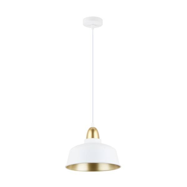 MENSA LAMPA WISZĄCA BIAŁY MAT+ZŁOTO/MATT WHITE+GOLD - 003064-024620