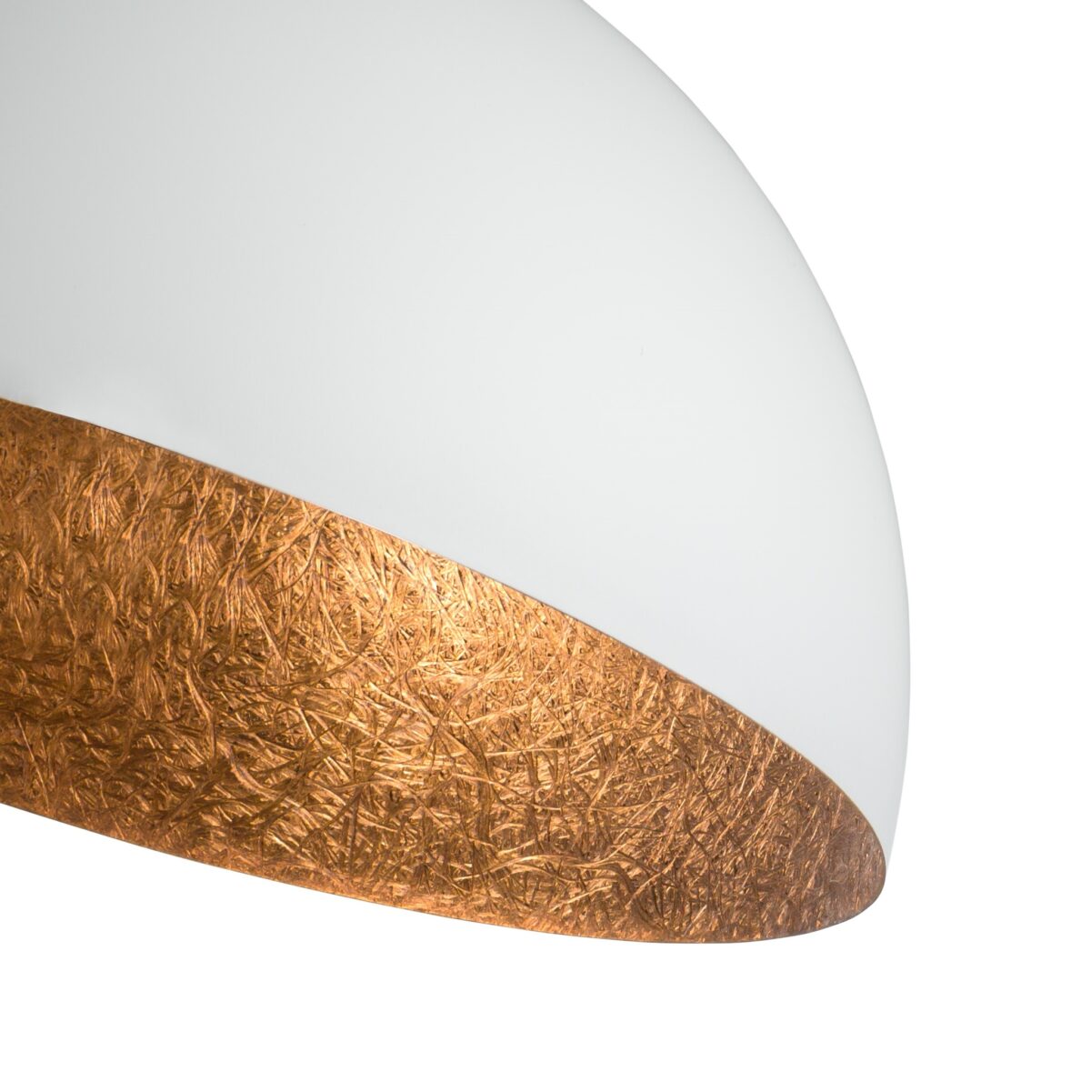 Sfera 70 plafon biały/miedziany - SI_32460
