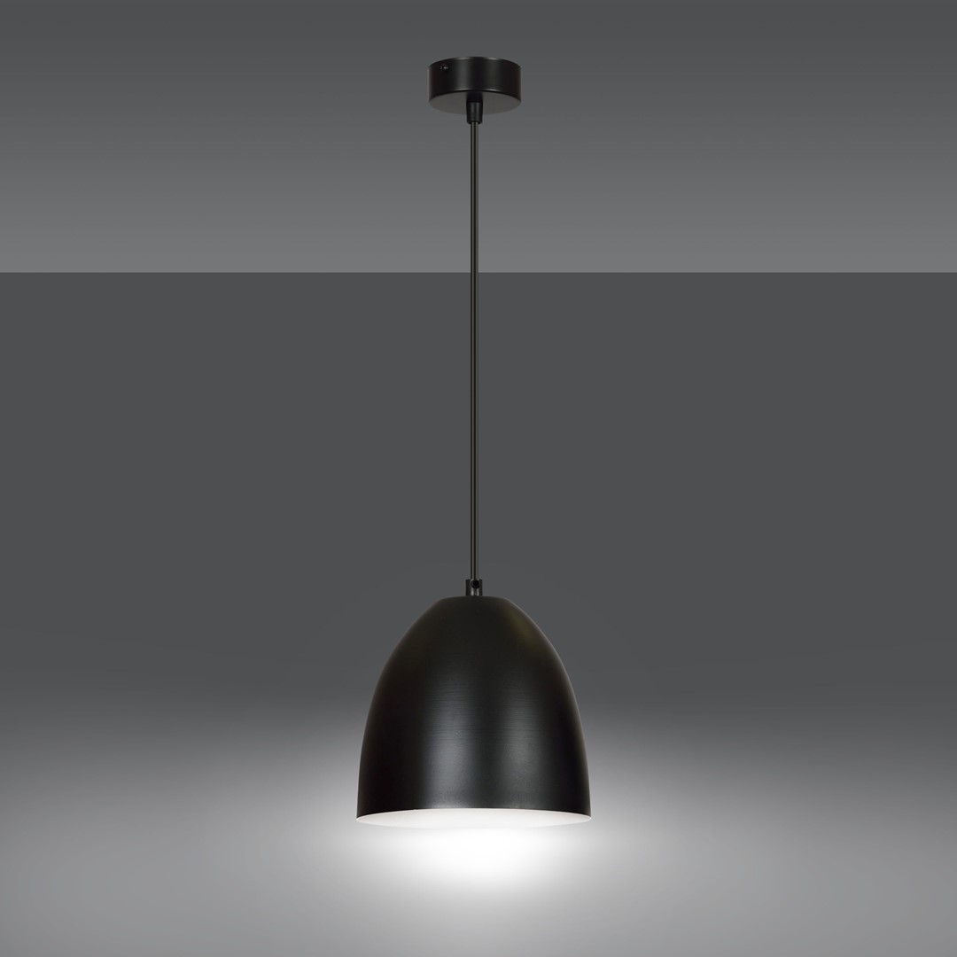 Lampa wisząca LENOX Czarny/Biały 391/1 - 391/1