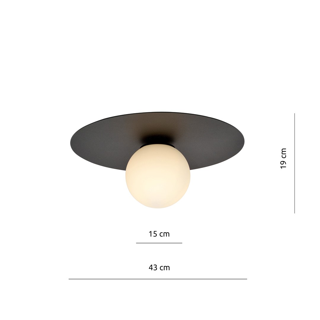 Lampa sufitowa SOLAR Czarny 1127/1 - 1127/1