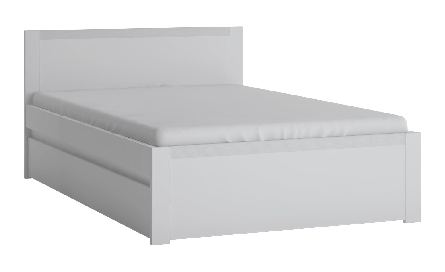 Łóżko z szufladą 120x200 NOVI NVIZ02 Biały