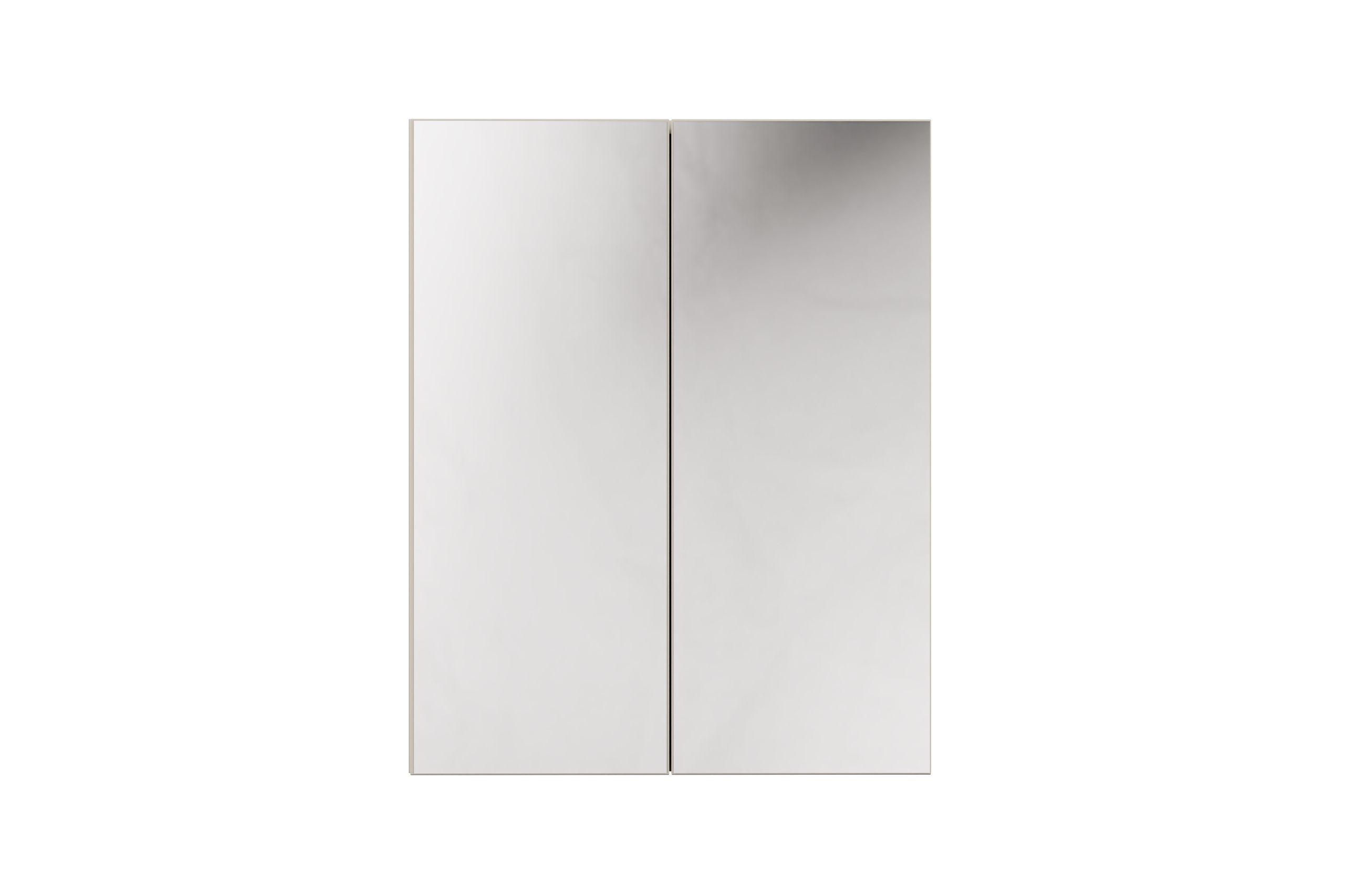 Szafka z lustrem Bella Cashmere 2-drzwiowa 60cm, kremowy - CASHMERE_UN_84-60-2D