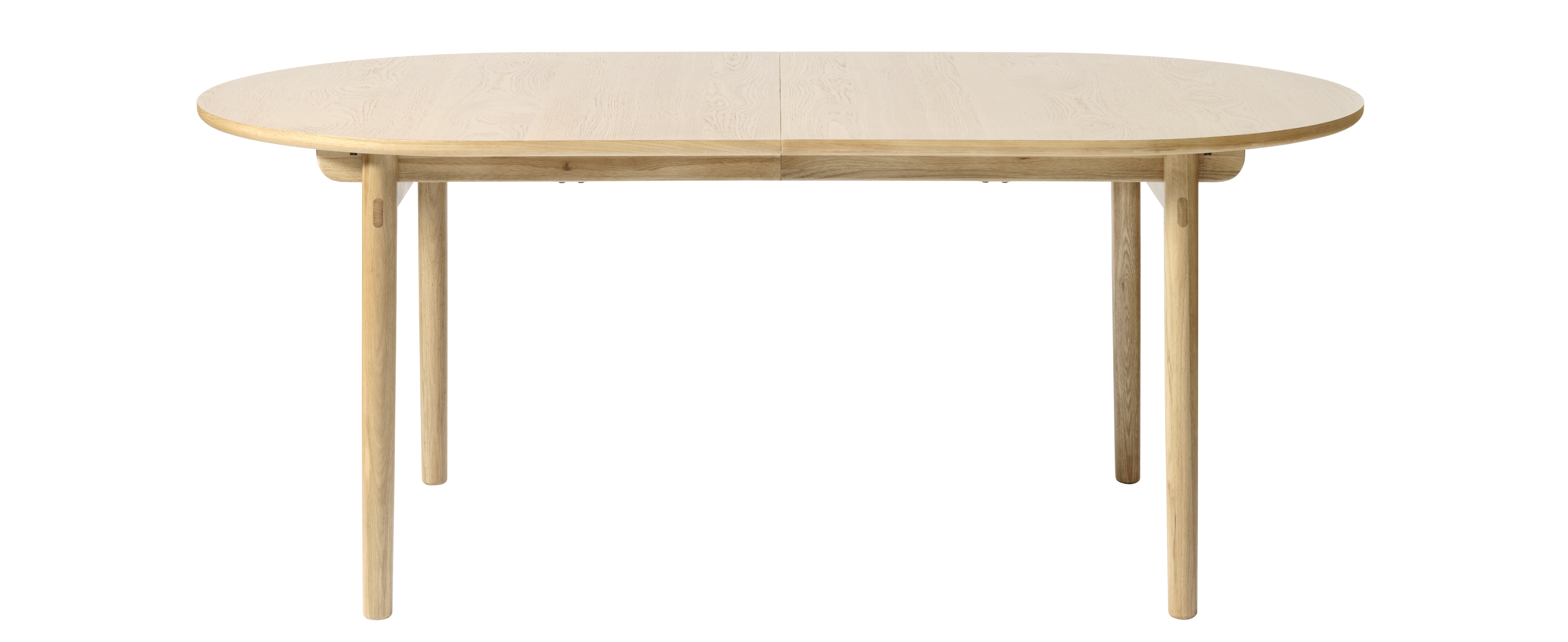 Stół owalny rozkładany CARNO 100x190 cm - dąb naturalny - UN_46010200