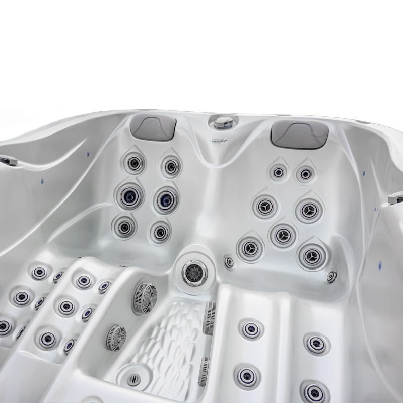 Jacuzzi ogrodowe 3-os. z hydromasażem SPA-530 210x170 cm biały/antracyt - HS_SPA530-5839