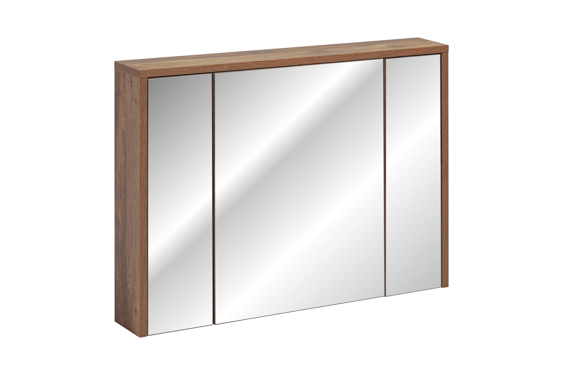 HAMPTON CONCRETE 842 -100 Szafka z lustrem 3D / Mirror cabinet 3D 100CM / CU-COC-834012 FSC MIX 70%