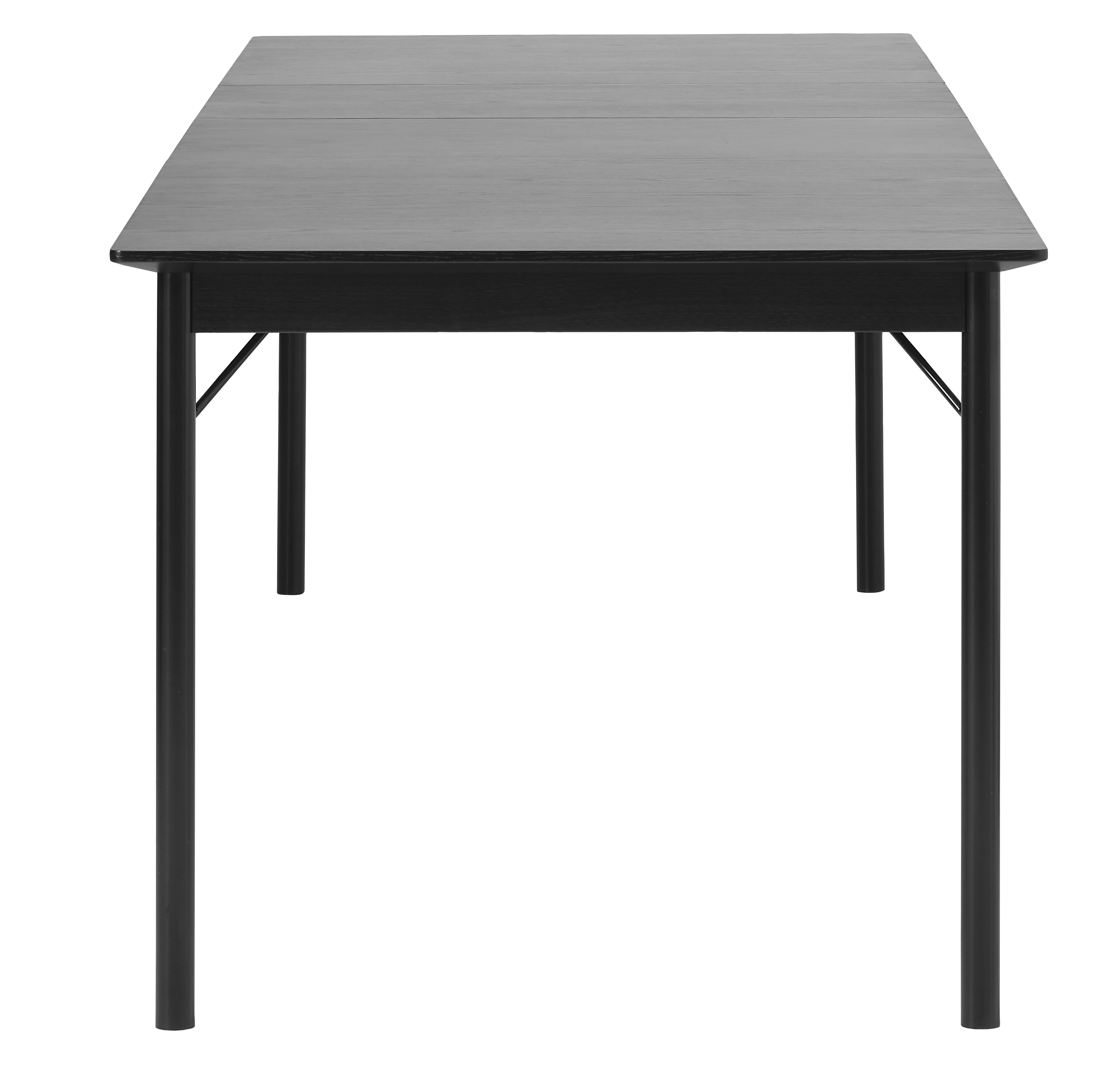 Dokładka powiększająca do stołu SAVONA 50x95 cm - czarna - UN_46434640