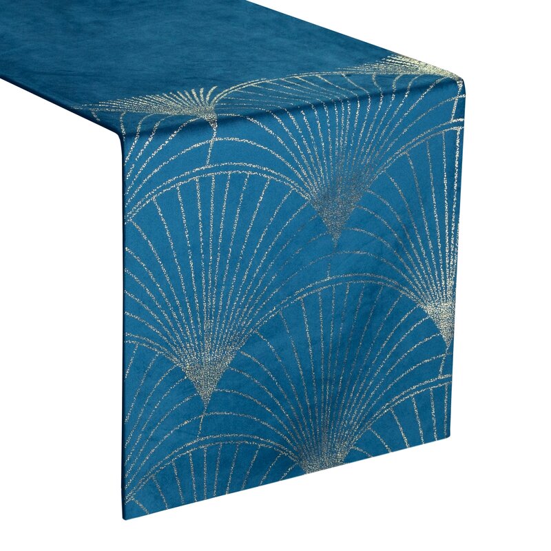 OBRUS BLINK 14 35 X 220 CM GRANATOWY - EU_390105