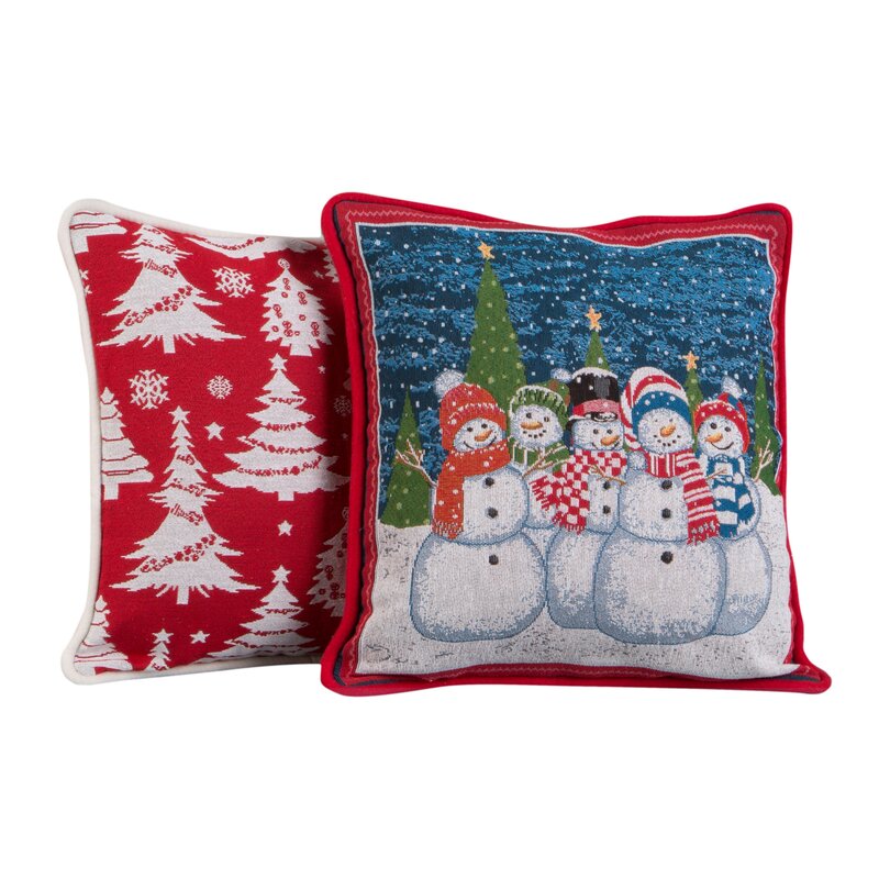 ŚWIĄTECZNA POSZEWKA XMAS 45X45 CM CZERWONY - EU_416811