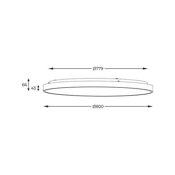 SIERRA LAMPA SUFITOWA SREBRNA/SILVER 4 - 003064-021968