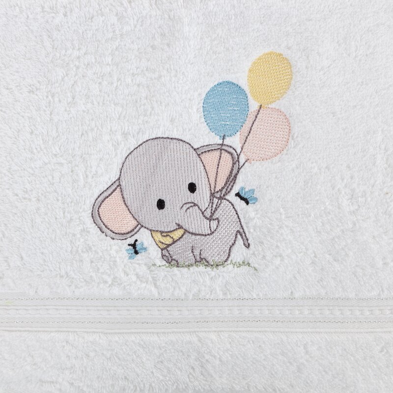 RĘCZNIK DZIECIĘCY BABY50 50X90 CM BIAŁY - EU_429119