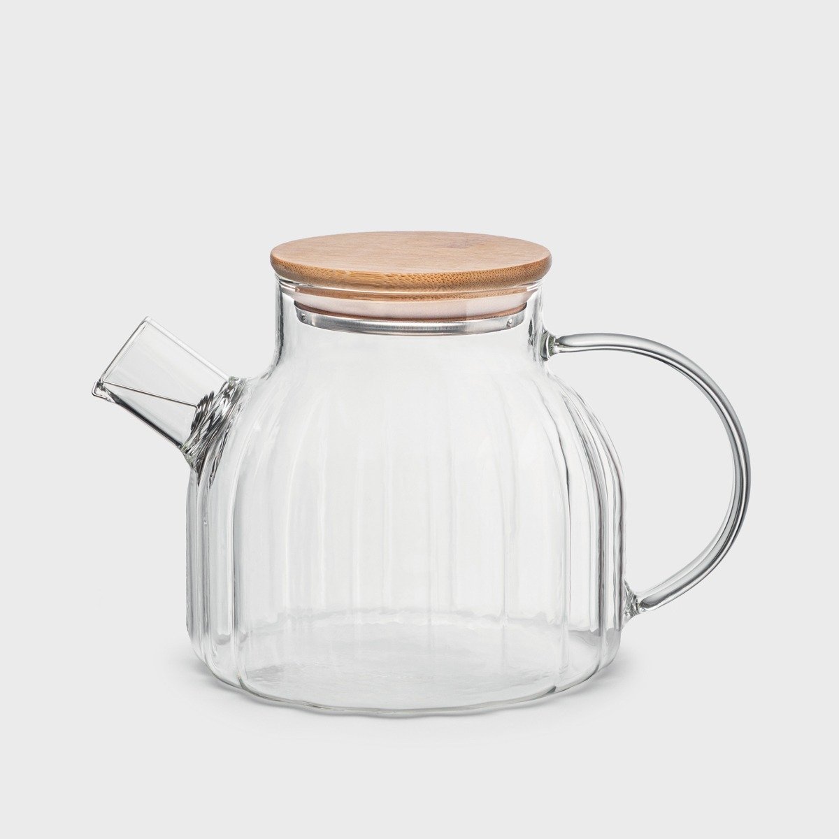 Dzbanek ryflowany SAFFRON 1 l transparentny