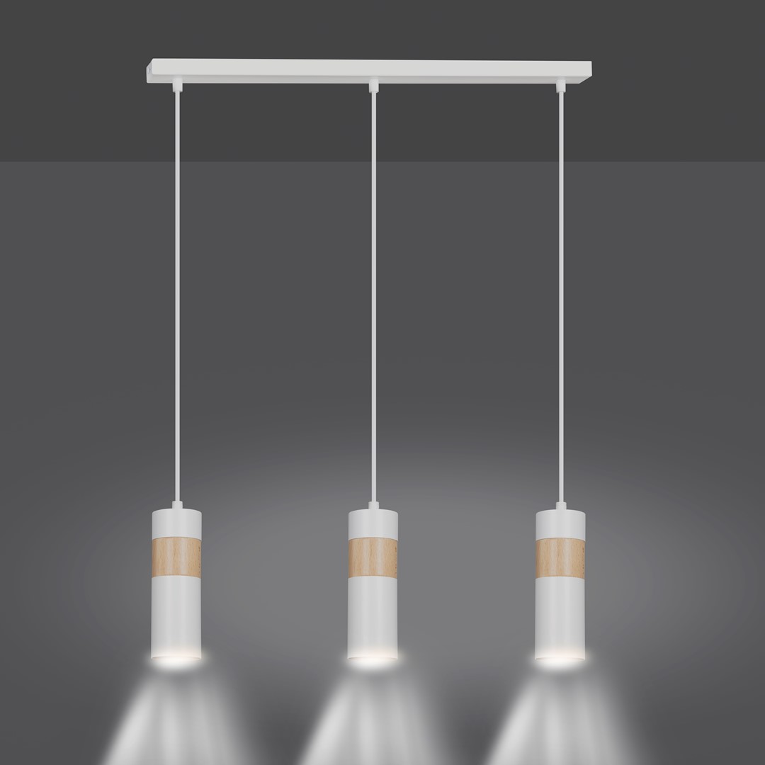 Lampa wisząca AKARI Biały 733/3 - 733/3