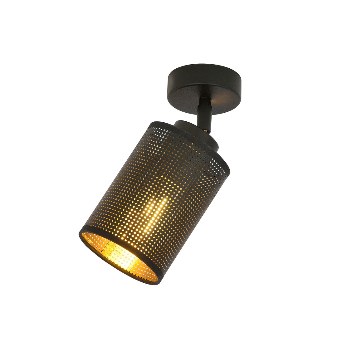 Lampa sufitowa BRONX Czarny 1152/1 - 1152/1