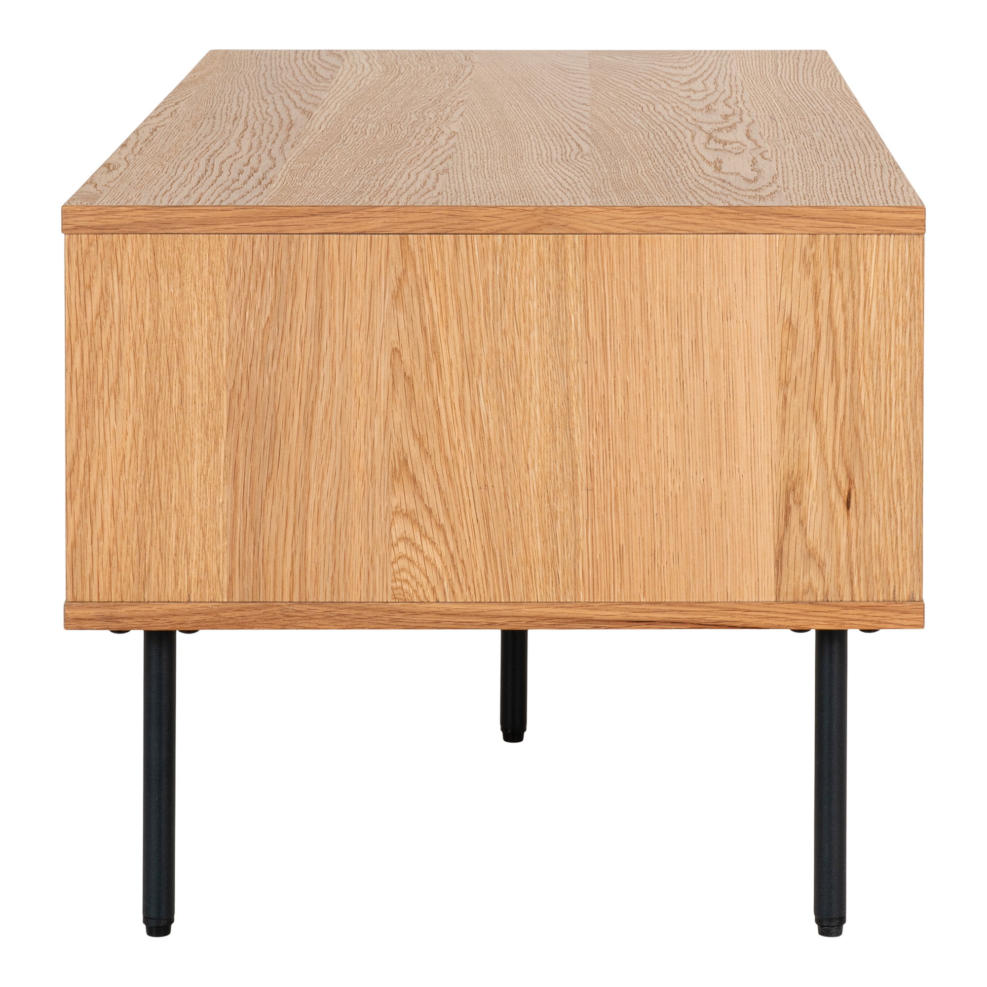 Kyoto Stolik kawowy KYOTO z 2 szufladami 50x100 cm - naturalny, czarny - 2102050