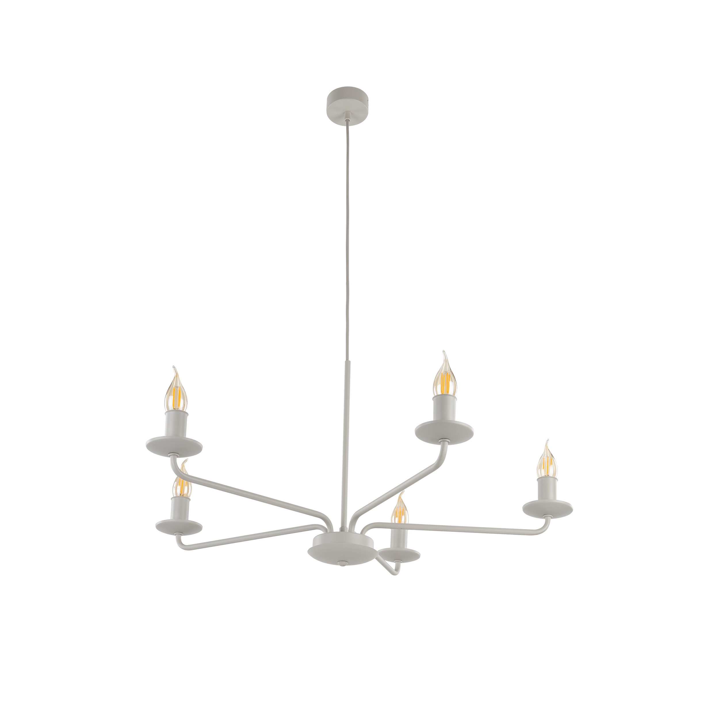 Lampa wisząca LIMAL beżowa 86x72cm